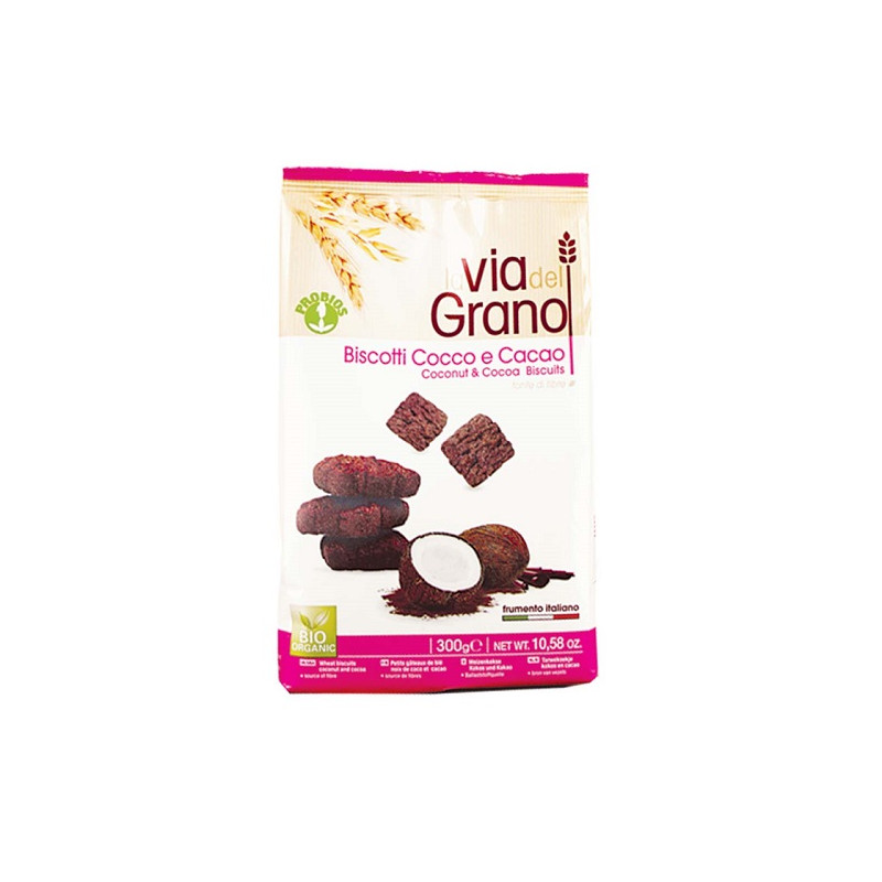 VDG BISCOTTI COCCO/CACAO 300G