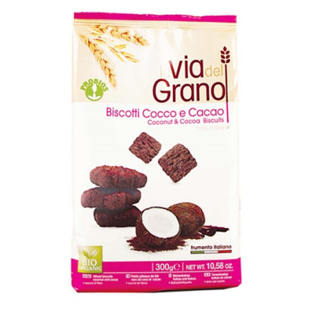VDG BISCOTTI COCCO/CACAO 300G