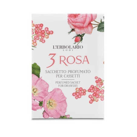 3 ROSA SACCHETTO PROFUMATO CAS