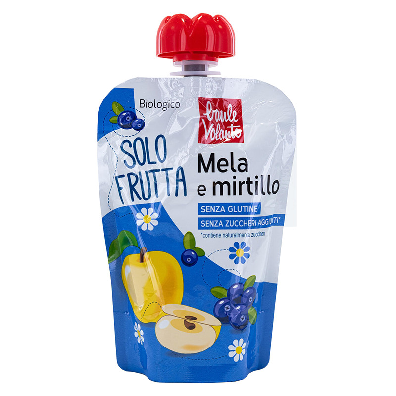 SOLO FRUTTA MELA E MIRTILLO