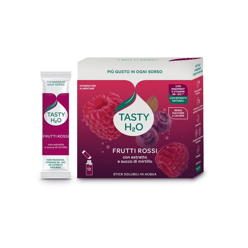 TASTY H2O FRUTTI ROSSI 12STICK