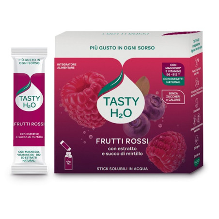 TASTY H2O FRUTTI ROSSI 12STICK