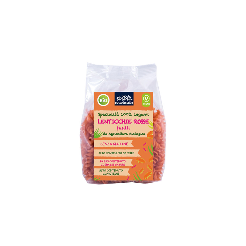 FUSILLI 100% LENTIC ROSSE 250G