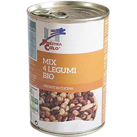 MIX 4 LEGUMI PRONTI BIO 400G