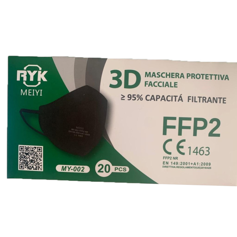 MASCHERINA FFP2 NERA 1PZ