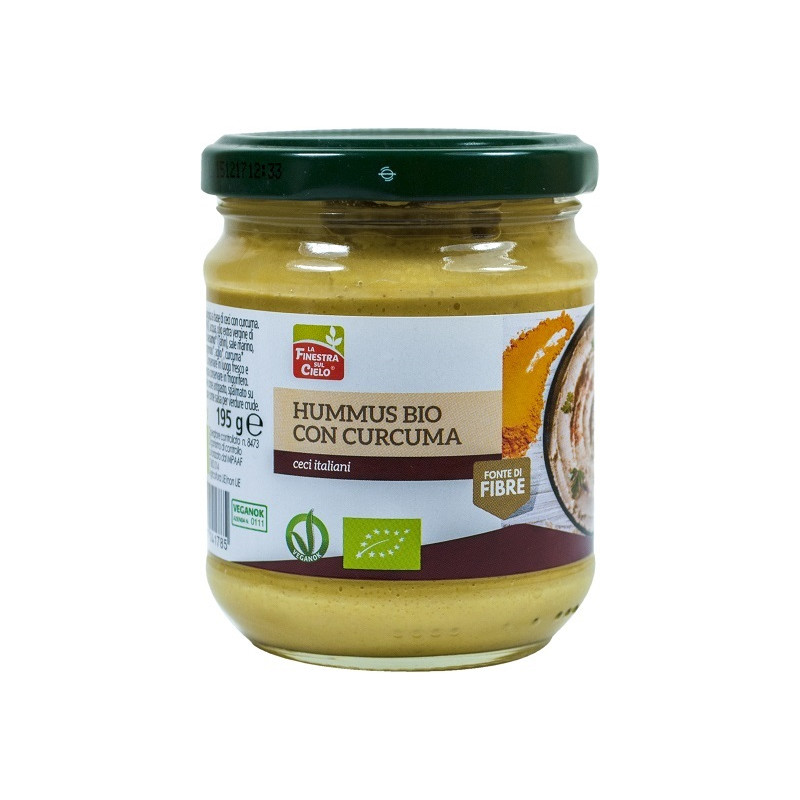 HUMMUS CON CURCUMA BIO 195G