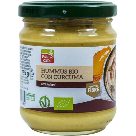 HUMMUS CON CURCUMA BIO 195G