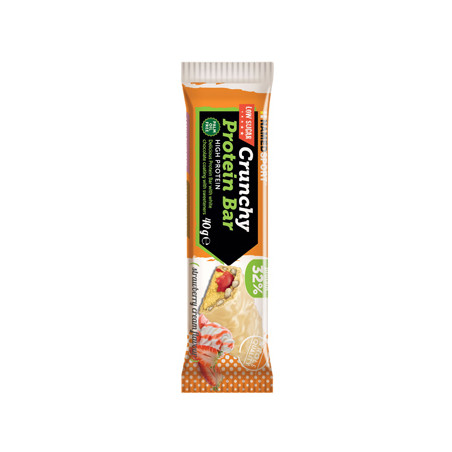 CRUNCHY PROTEINBAR STRAWB 40G