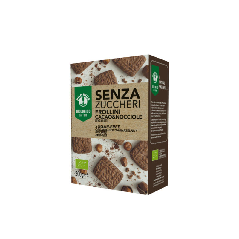 FROLLINI CACAO/NOCCIOLE S/ZUCC