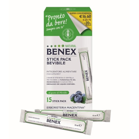 BENEX BEVIBILE 15STICK 12ML TP
