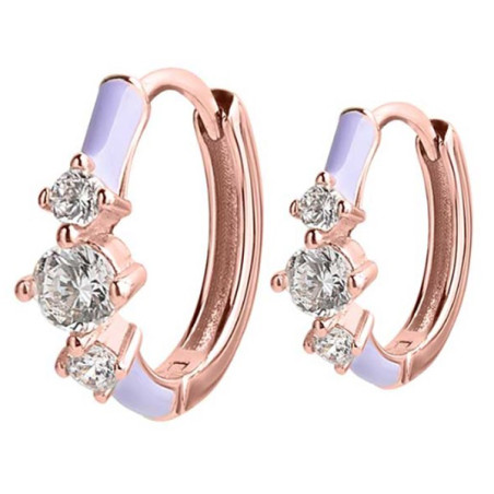 MJ POST 413 ORECCHINO ORO ROSA
