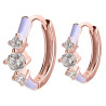 MJ POST 413 ORECCHINO ORO ROSA