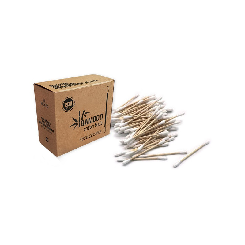 MOOD BAMBOO COTTON BUDS 200PZ