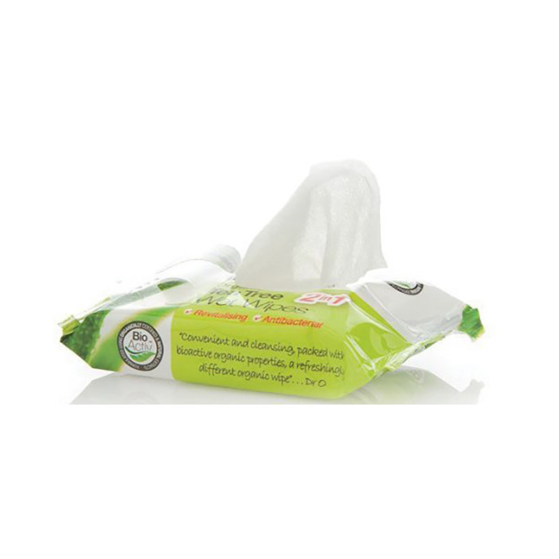 DR ORGANIC TEA TREE SALVIETTIN