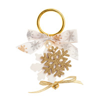 AMOREVOLE FIOCCO DI NEVE ORO