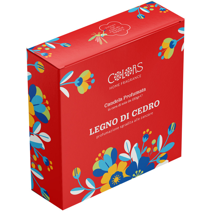 COLORS CANDELA FIORE LEGNO CED